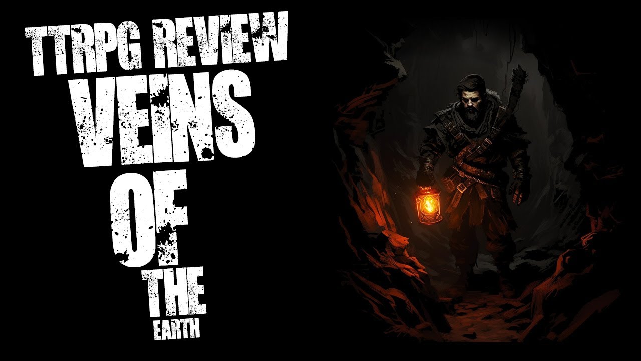 TTRPG REVIEW: Veins of the Earth, an Underdark that's actually dark...
