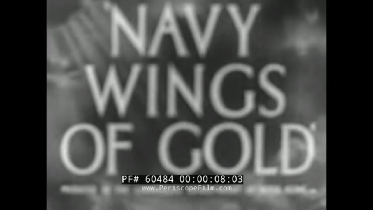 U.S. NAVY WINGS OF GOLD   1940s NAVAL AVIATOR TRAINING AT PENSACOLA 60484