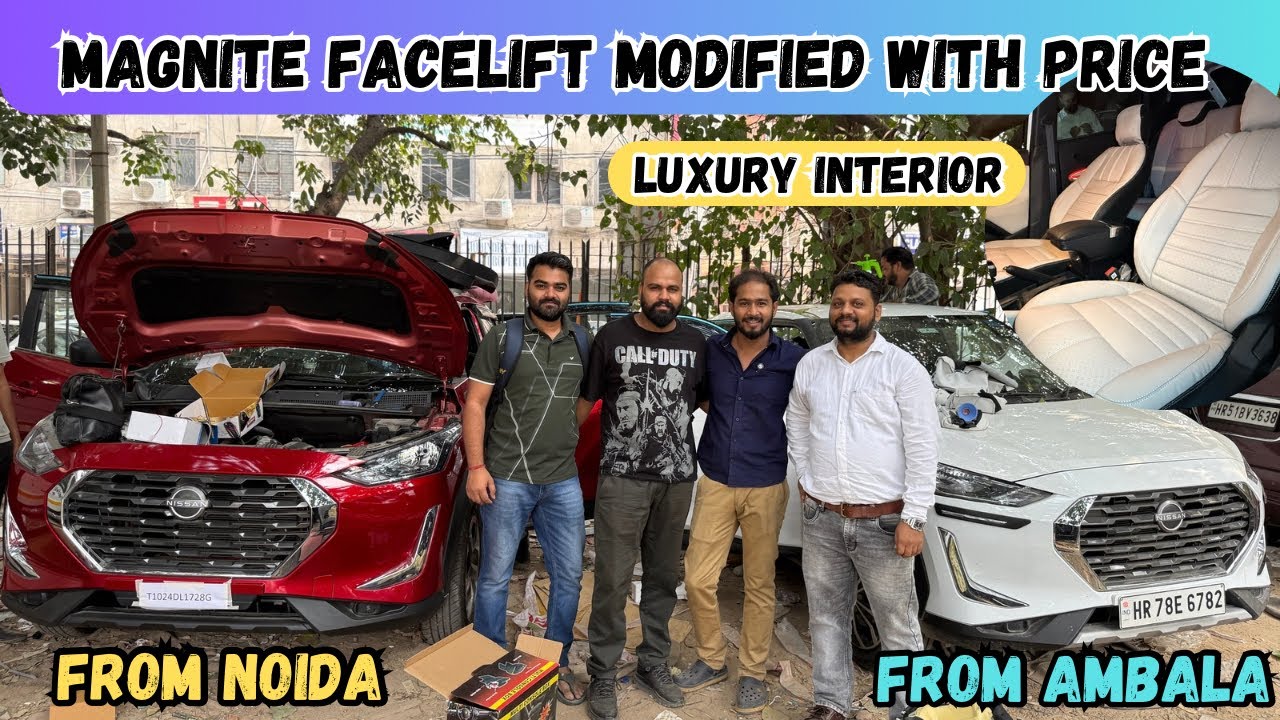 2024 NISSAN MAGNITE FACELIFT MODIFIED🔥NISSAN MAGNITE XE MODIFICATION🔥MAGNITE BASE TO TOP MODIFIED🔥