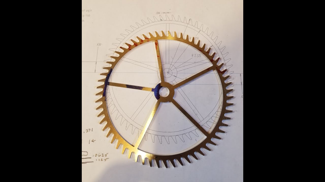 Machining a Grasshopper Escape Wheel