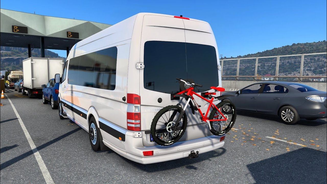 Mercedes Sprinter Airstream 🚐 | Realistic Steering Wheel Gameplay | ETS2 1.57