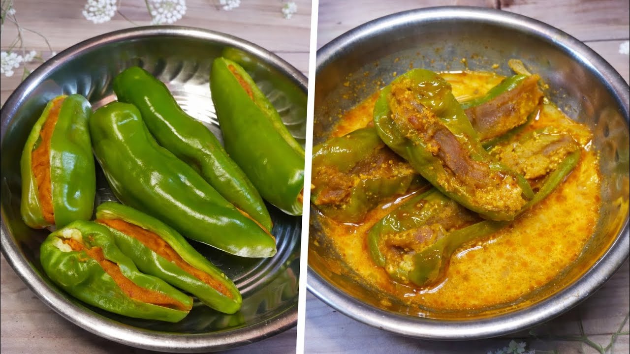 मसालेदार स्टफ्ड दही मिर्ची खाने का स्वाद दोगुना | Stuffed Dahi Mirchi Recipe | Dahi mirchi recipe 