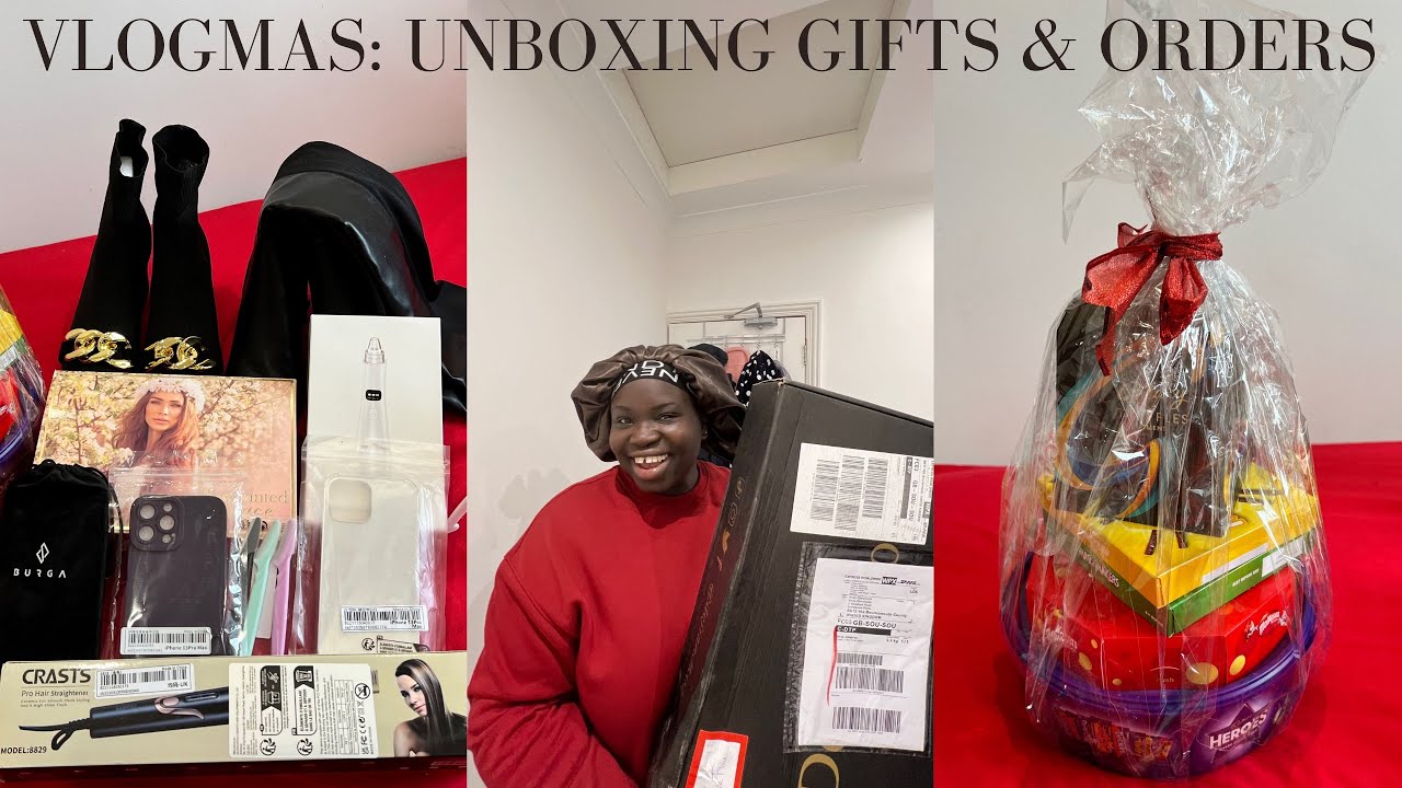VLOGMAS 3 || Unboxing Gifts from Friends, a Hamper and Orders from Shein/Amazon.