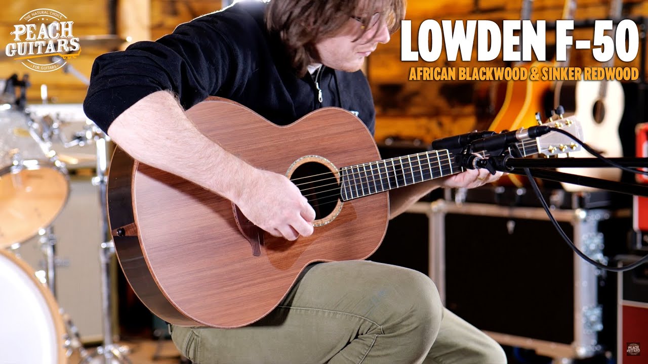 No Talking...Just Tones | Lowden F-50 African Blackwood & Sinker Redwood