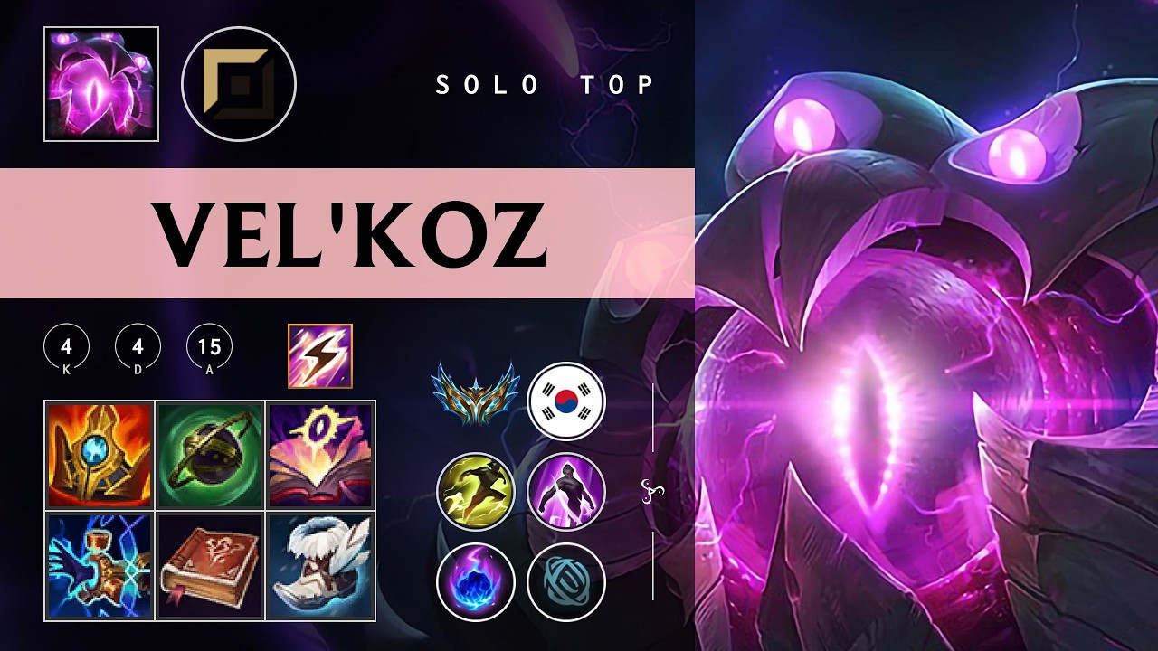 Vel'Koz Top vs Dr. Mundo - KR Challenger Patch 26.04