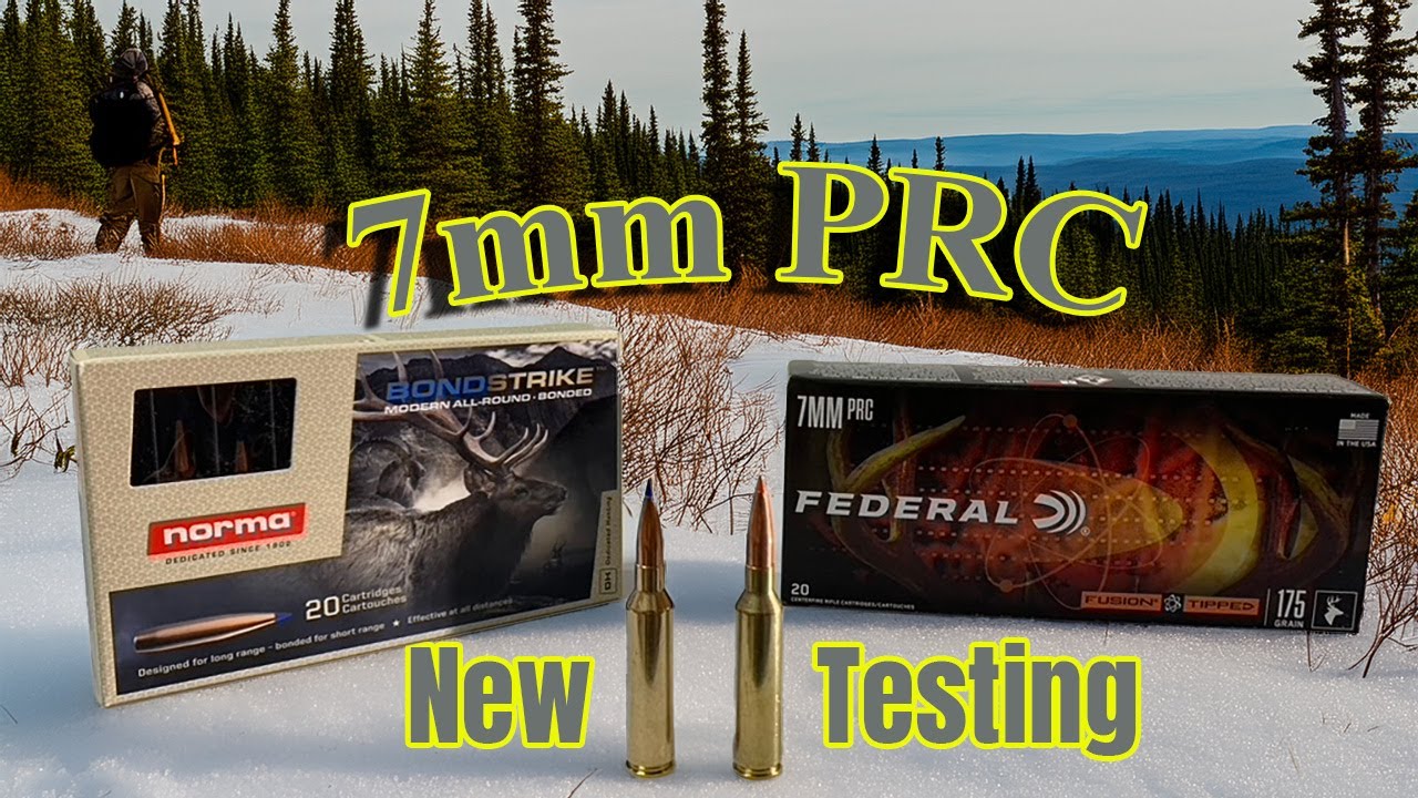 Testing Federal Fusion and Norma Bondstrike in 7mm PRC