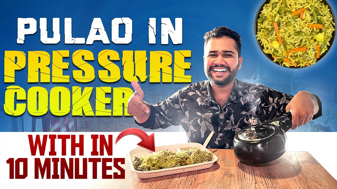 Pulao In Pressure Cooker In 10 Minutes | Jiffy Pulao, Madhapur | Nom Nom Foodie #60