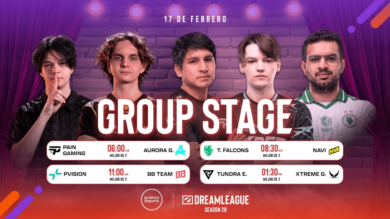 PAIN GAMING vs AURORA | DreamLeague S28: GROUP STAGE