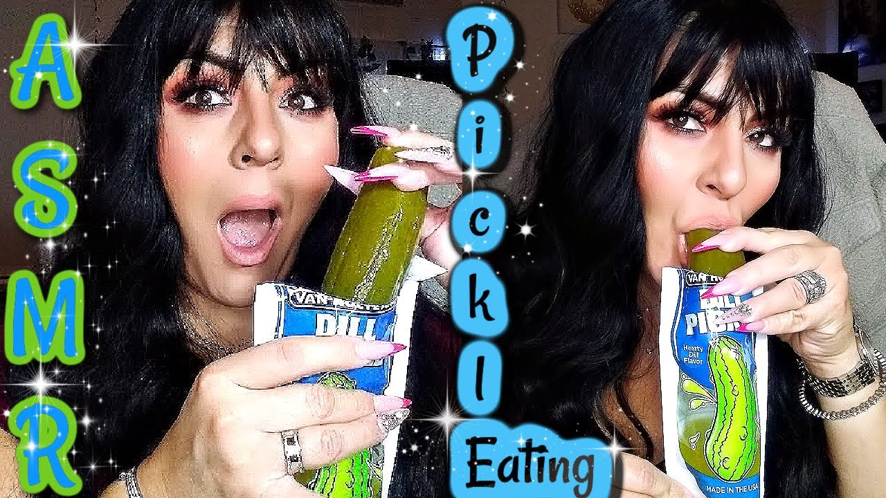 ASMR (PICKLE EATING) Intense Crunchy Mouth Sounds