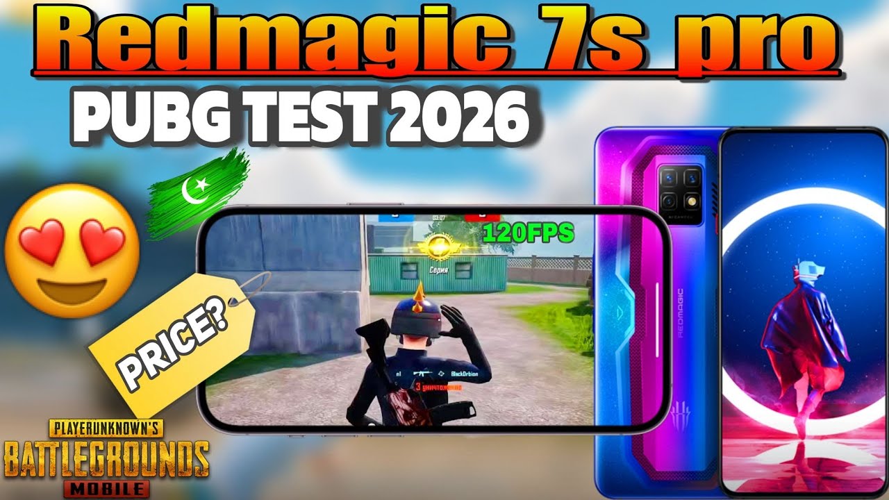 Redmagic 7s pro Pubg Test 2026  🔥😱 | Redmagic 7s pro Pubg mobile/bgmi graphics | price ?