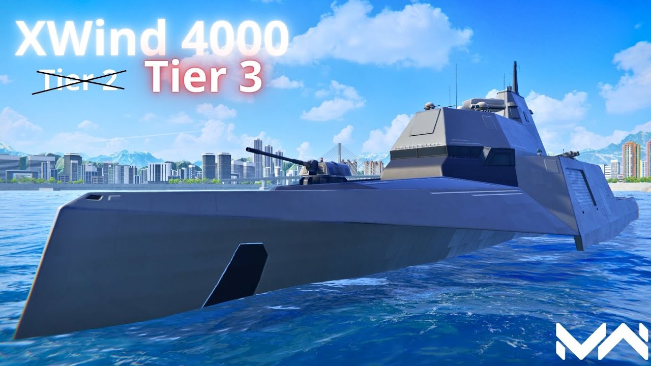 Tier 2 Ship Dominates Tier 3 Battles – Xwind 4000 Cross-Tier Gameplay | Modern Warships