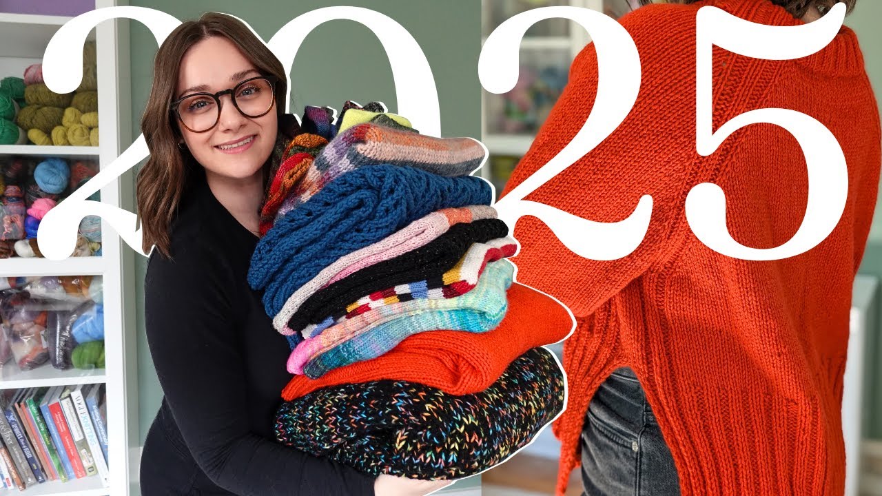 What I knit & spun in 2025 + what it cost 💸