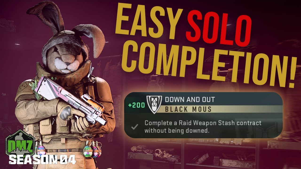 EASY Solo Down and Out Mission Completion for Black Mous | Call of Duty Warzone 2.0 DMZ Season 4