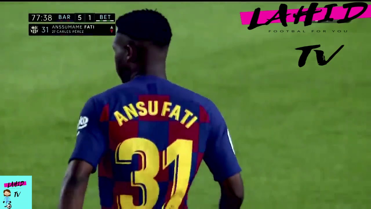 16 Years Old Ansu Fati Barcelona Debut (720P_HD)
