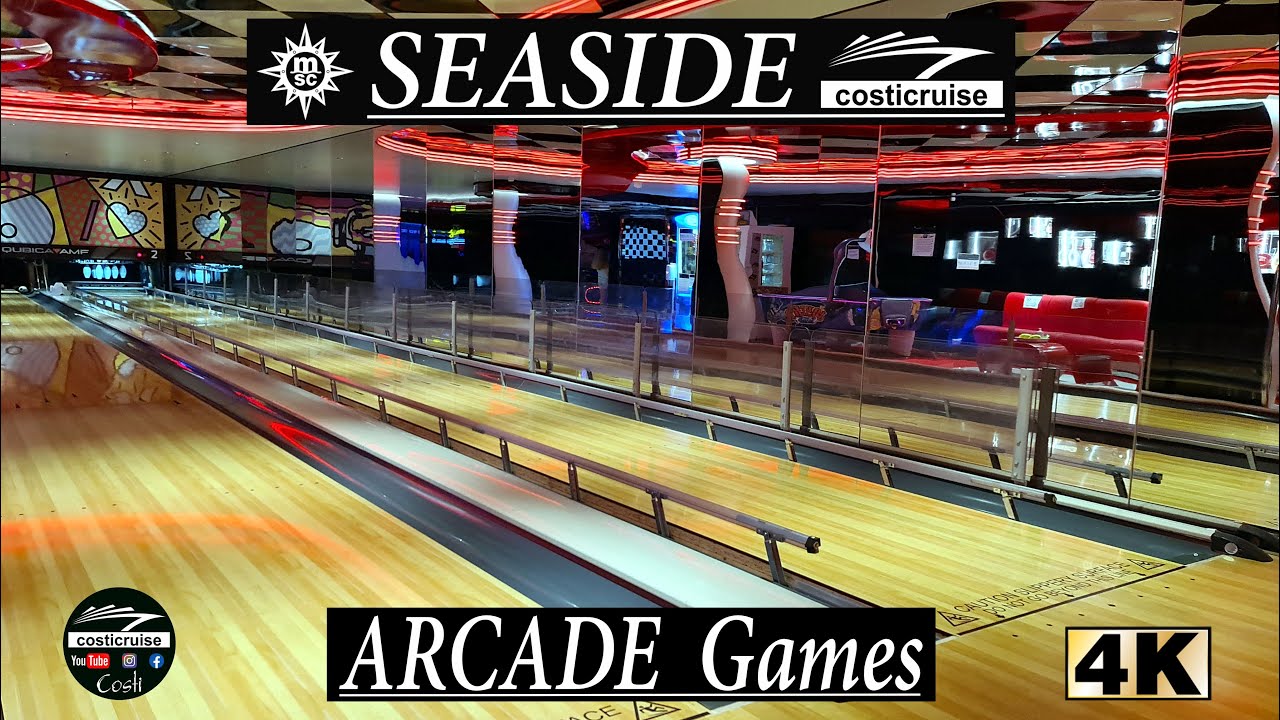 COSTICRUISE & MSC SEASIDE Arcade Games By Costi