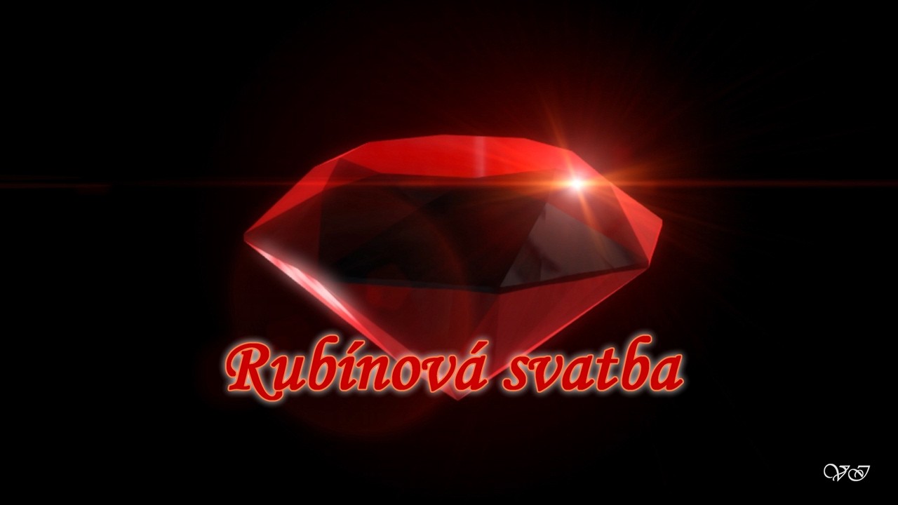 Rubínová svatba aneb 40 let na společné cestě životem