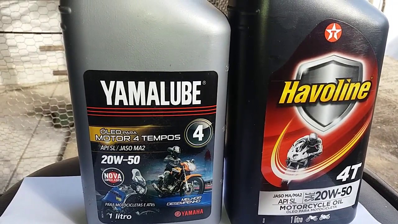 &Oacute;leos Yamalube e Havoline fabricados pela Texaco s&atilde;o iguais