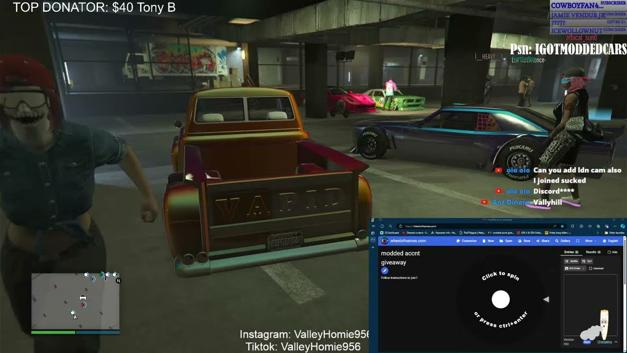 Gta5 Ls Car Meet Buy/Sell Ps5 ! Modded Accnt Giveaway ! Cruise & Drift