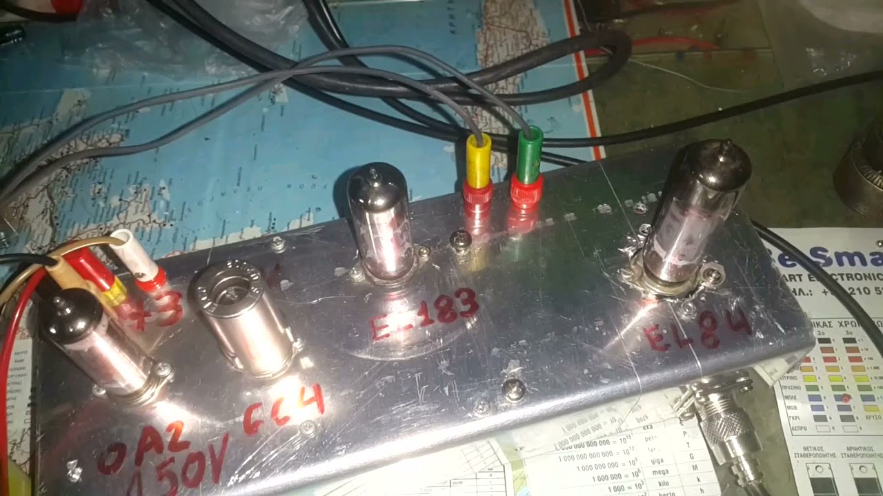 6C4 EL183 EL84 tube FM 87-108mhz part 1