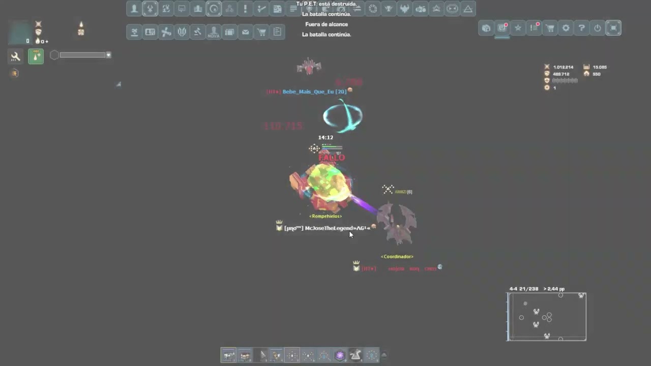 DarkOrbit uno contra cuantos
