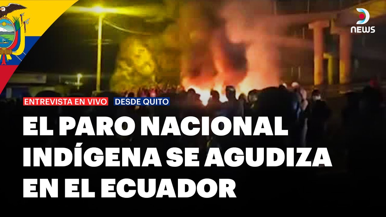 🔴 El paro nacional en Ecuador afecta a cientos de pasajeros que permanecen varados | DNews