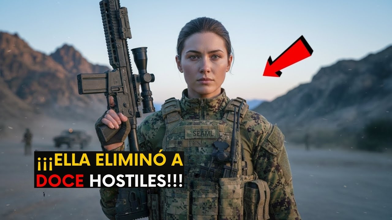 Se burlaron de ella en la sala de reuniones. Luego, la francotiradora SEAL eliminó a 12 hostiles.