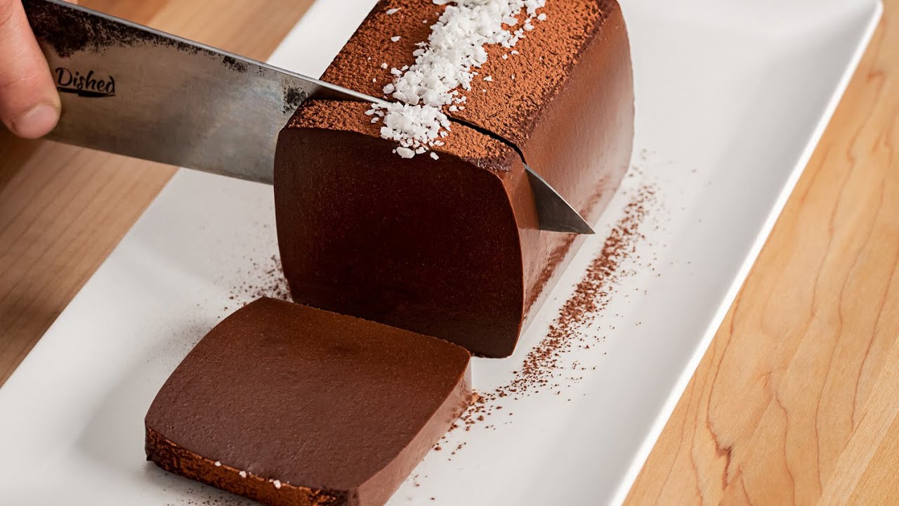 Dessert D&eacute;cadent au Chocolat - Sans cuisson, sans g&eacute;latine, sans farine