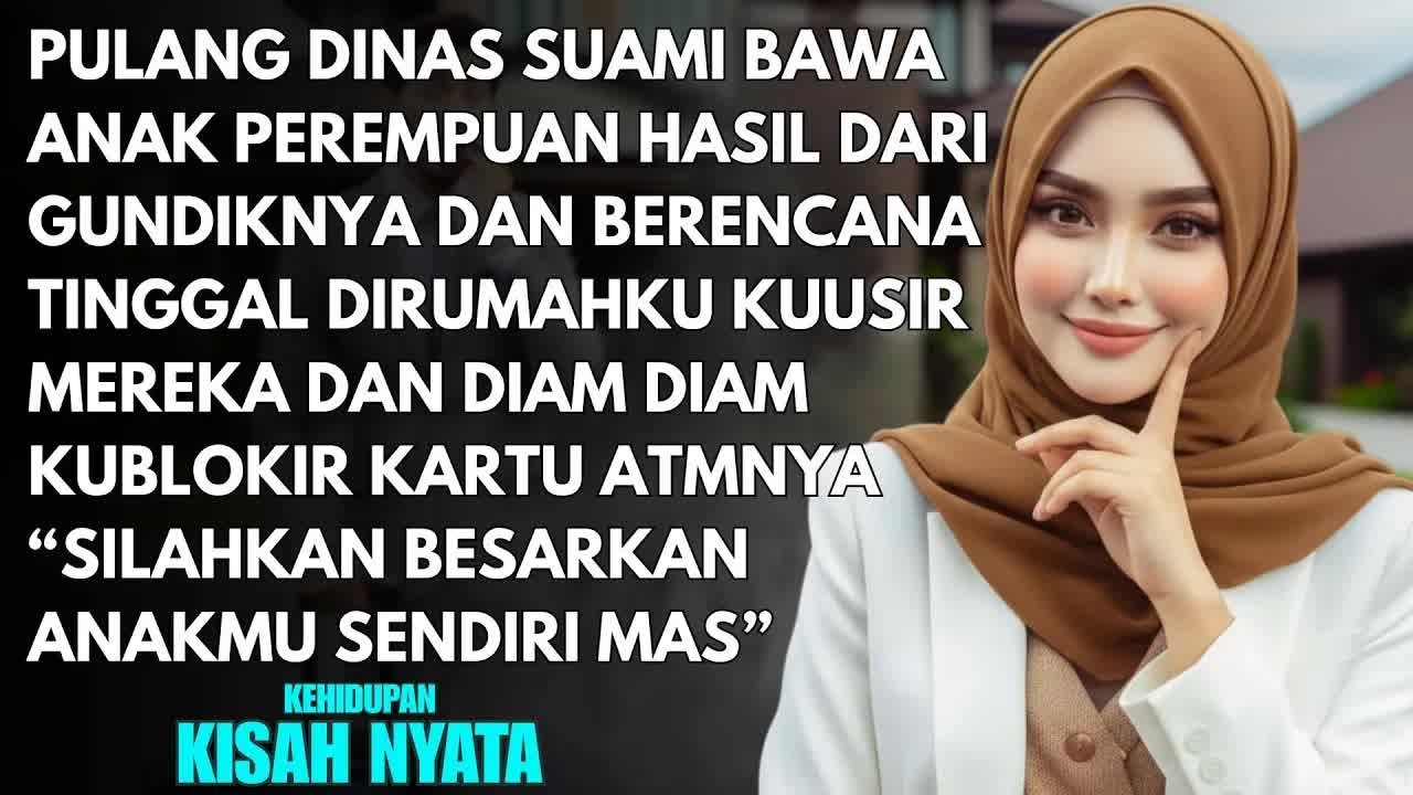 PULANG DINAS SUAMI BAWA ANAK DARI GUNDIKNYA UNTUK TINGGAL BERSAMA -  KUBLOKIR KARTU ATMN DAN KU USIR