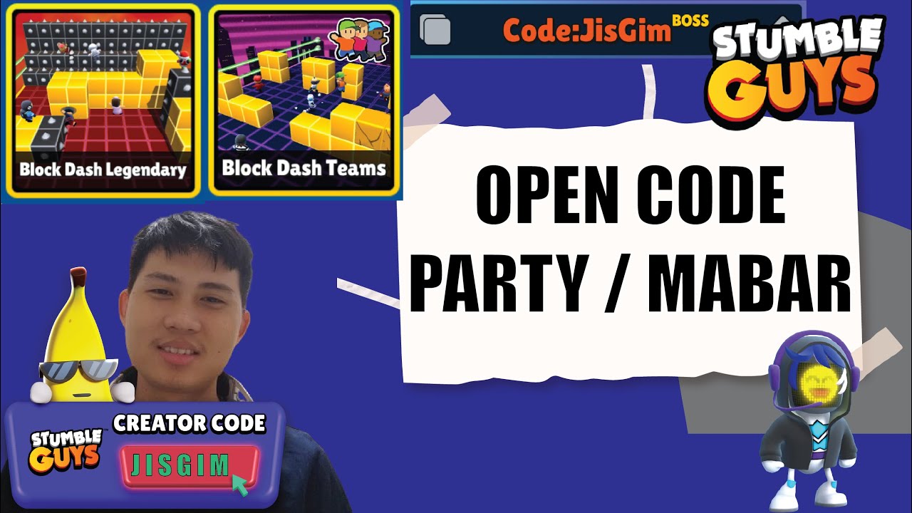 Live Stumble Guys eps319 Map Block Dash or Workshop Jis Gim #shorts