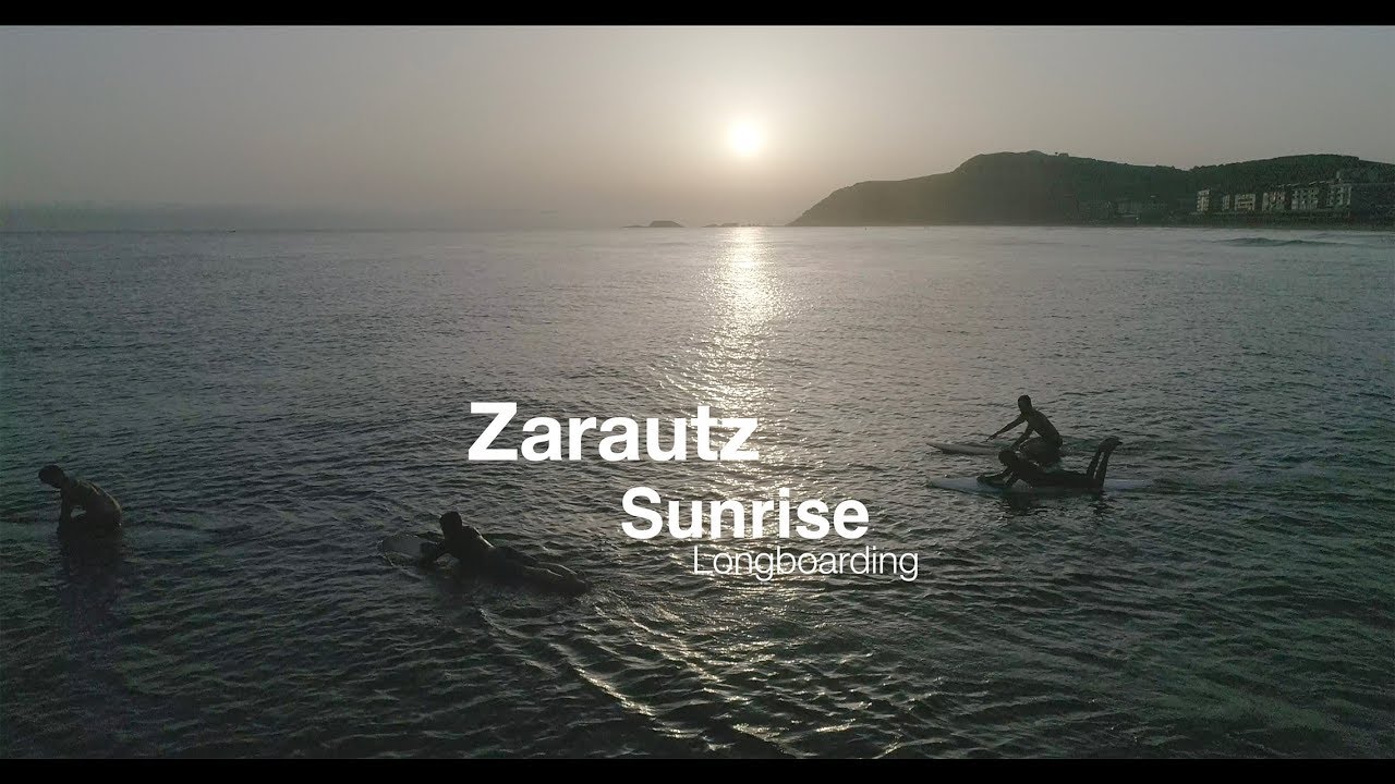 Zarautz Sunrise Longboarding session