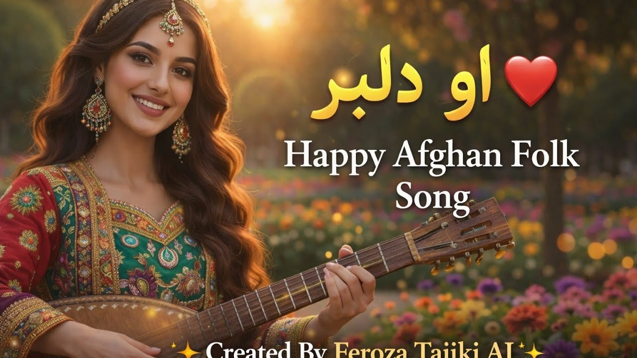 او دلبر – آهنگ محلی عاشقانه افغانی  Oo Delbar – Afghan Romantic song| Reimagined by Feroza Tajiki AI