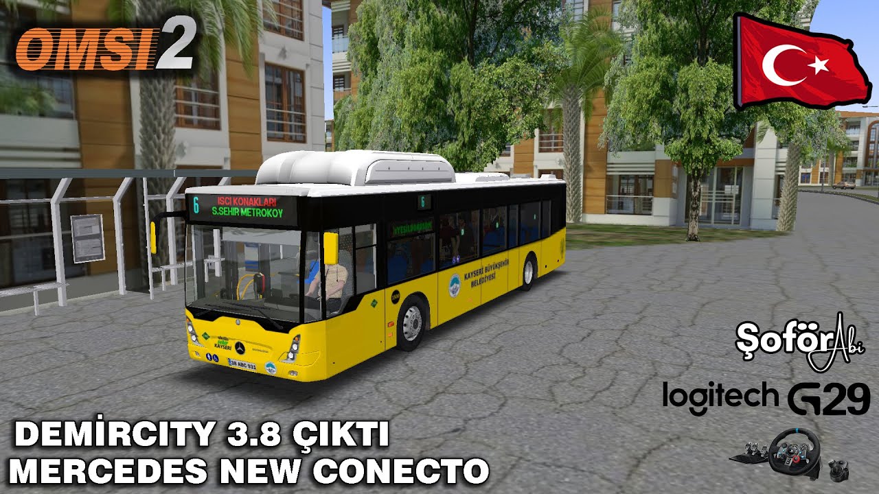 OMSI 2 - Demircity 3.8 Map Çıktı - Mercedes New Conecto ile Sefer - Canlı yayın