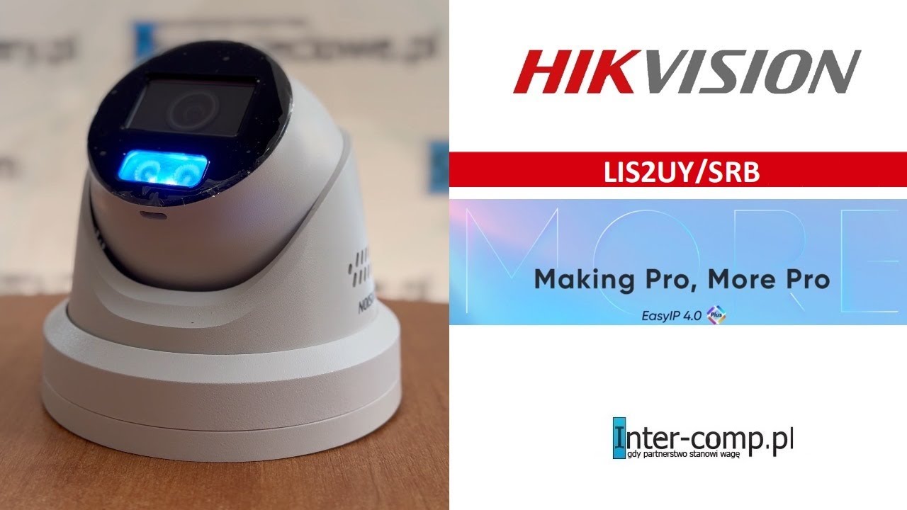 Hikvison DS-2CD2367G3-LIS2UY/SRB / DS-2CD2067G3-LI2UY/SRB - kamery z czerwonym/niebieskim LED