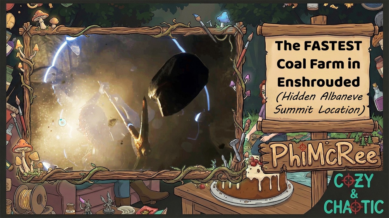 Enshrouded: The FASTEST Coal Farm in Albaneve Summit! (Easy & Hidden)