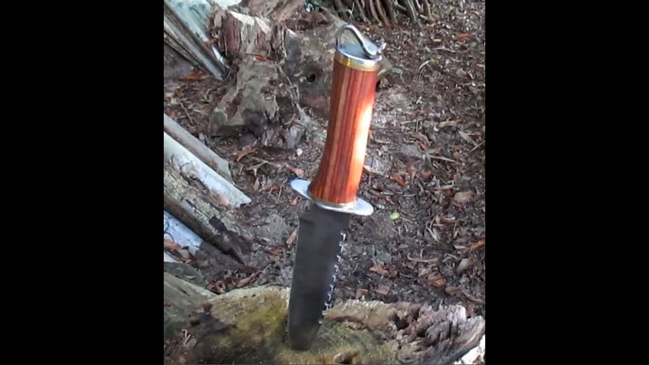 Fabrication d'un couteau de chasse