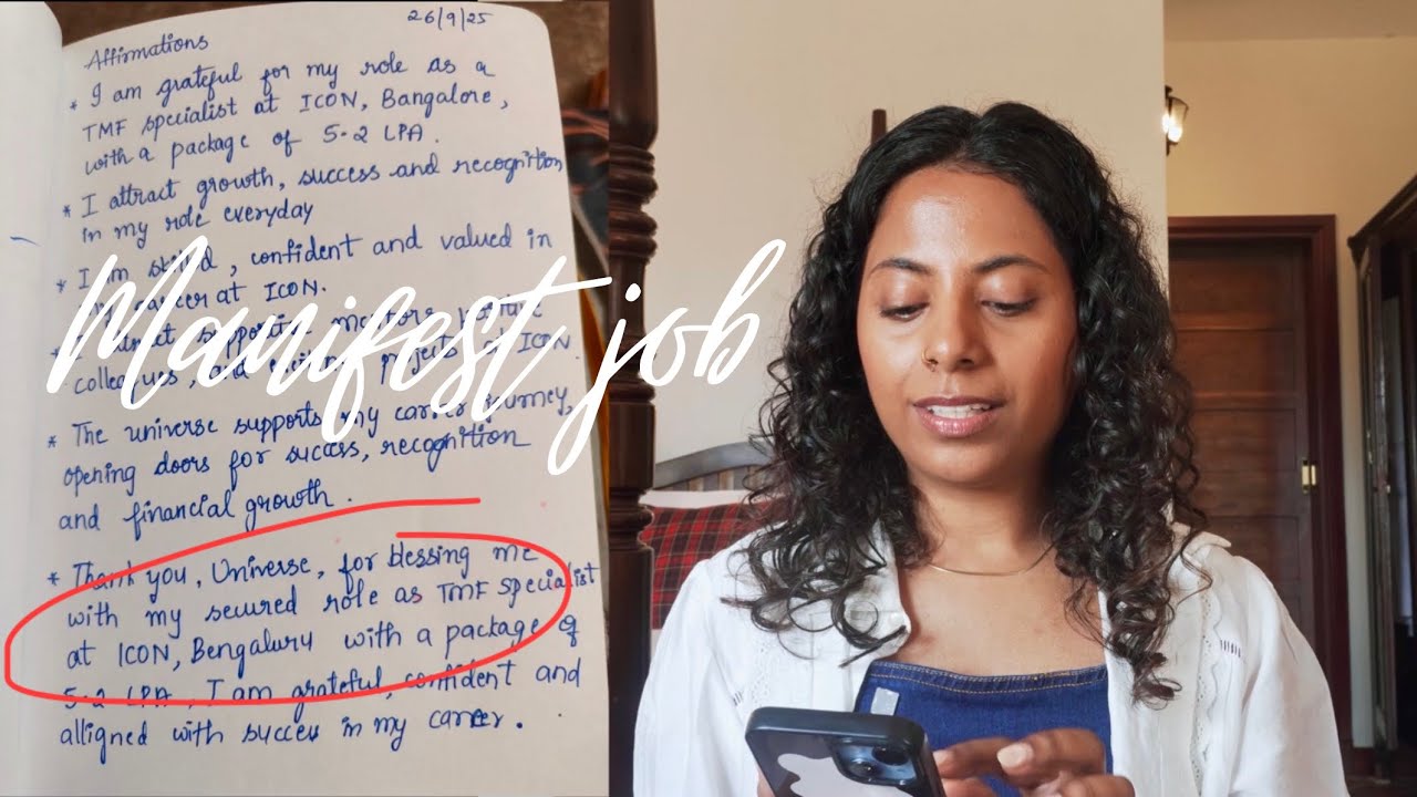 WRITE LIKE THIS TO MANIFEST YOUR DREAM JOB | VLOG - OLD KENT ESTATES, COORG 