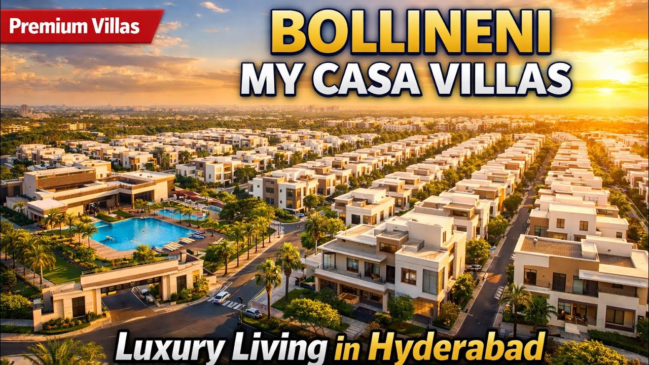 Bollineni My Casa Villas Isnapur | Luxury Gated Community Villas Near Hyderabad #realestate #home