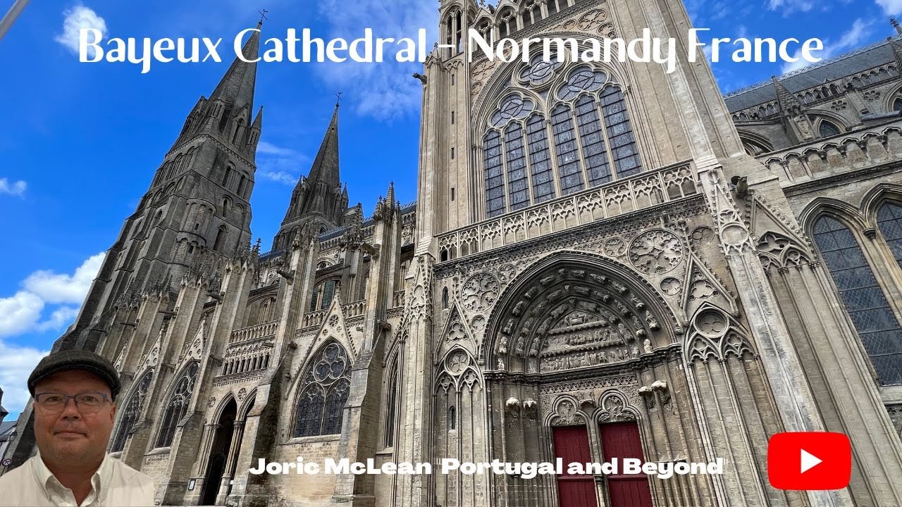 Bayeux Cathedral in Bayeux France, Normandy Region - Europe Travel Vlog @joricmclean