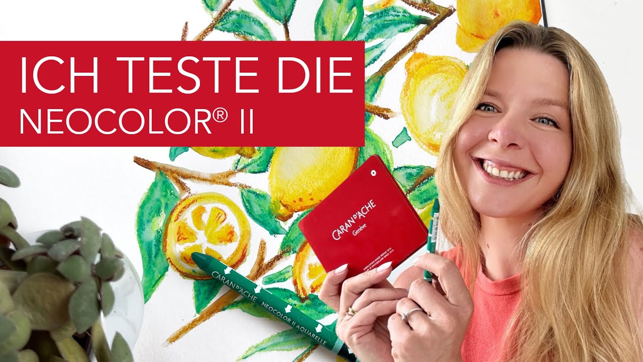 Ich teste heute die Neocolor 2 von Caran d'Ache