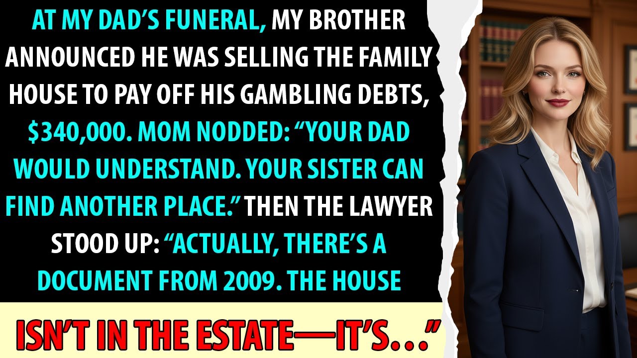 At My Dad's Funeral, My Brother Announced He'd Sell Our Family Home To Pay His Gambling Debts...