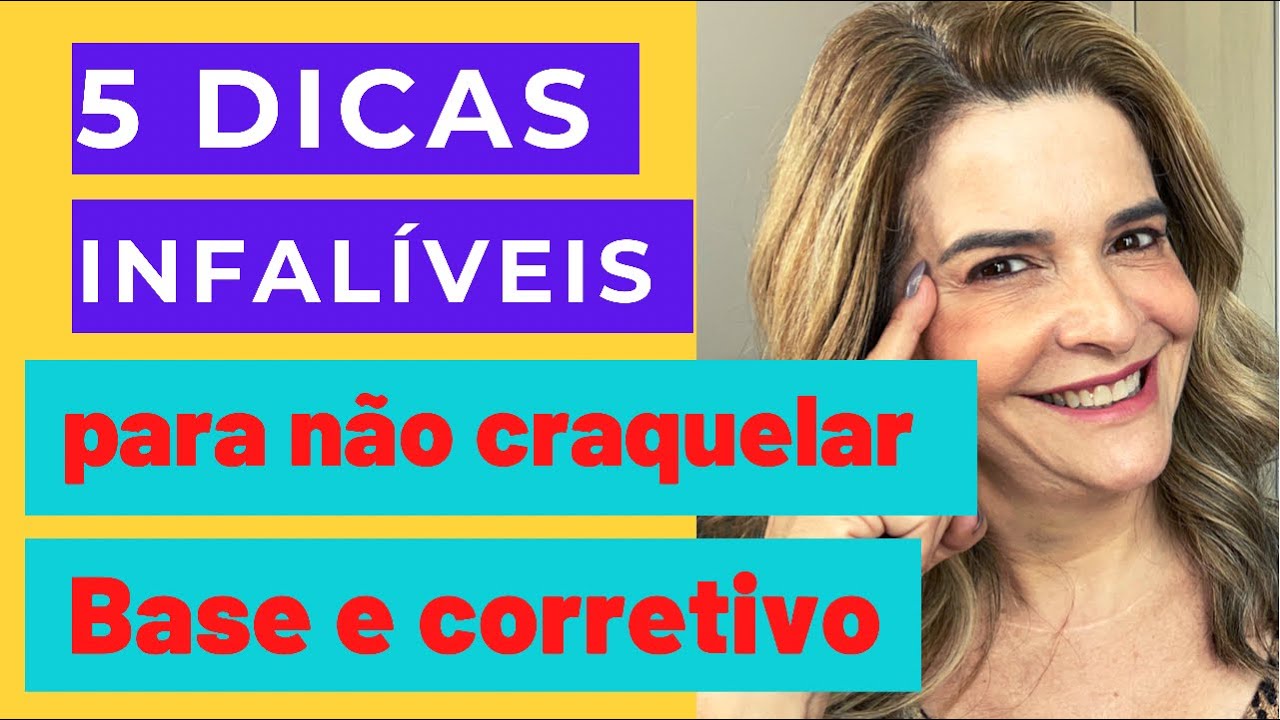 Como não craquelar  a base e corretivo
