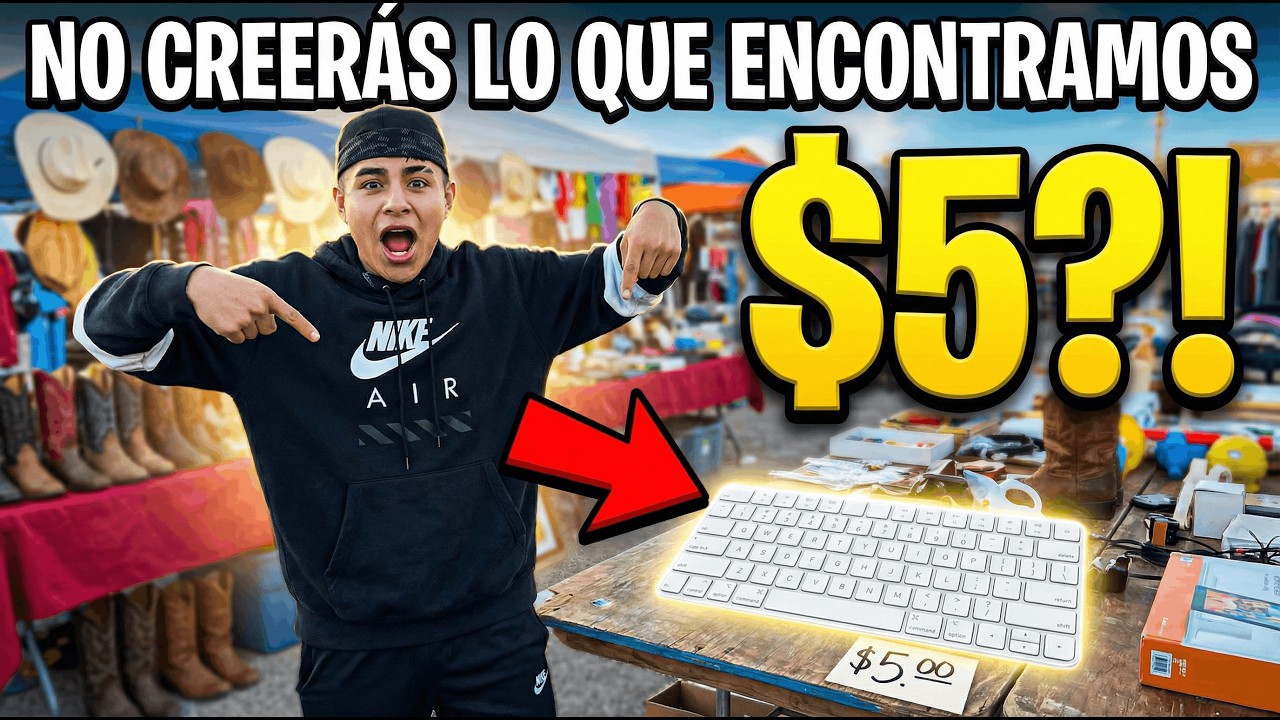 PRODUCTO APPLE POR $5!! VISITANDO EL MERCADO DE PULGAS MAS GRANDE DE TEXAS!!😱🇺🇸
