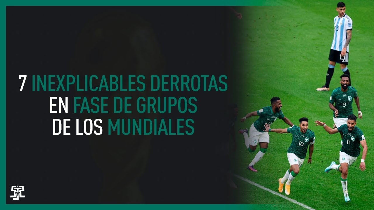 7 INEXPLICABLES DERROTAS en la FASE de GRUPOS de un MUNDIAL