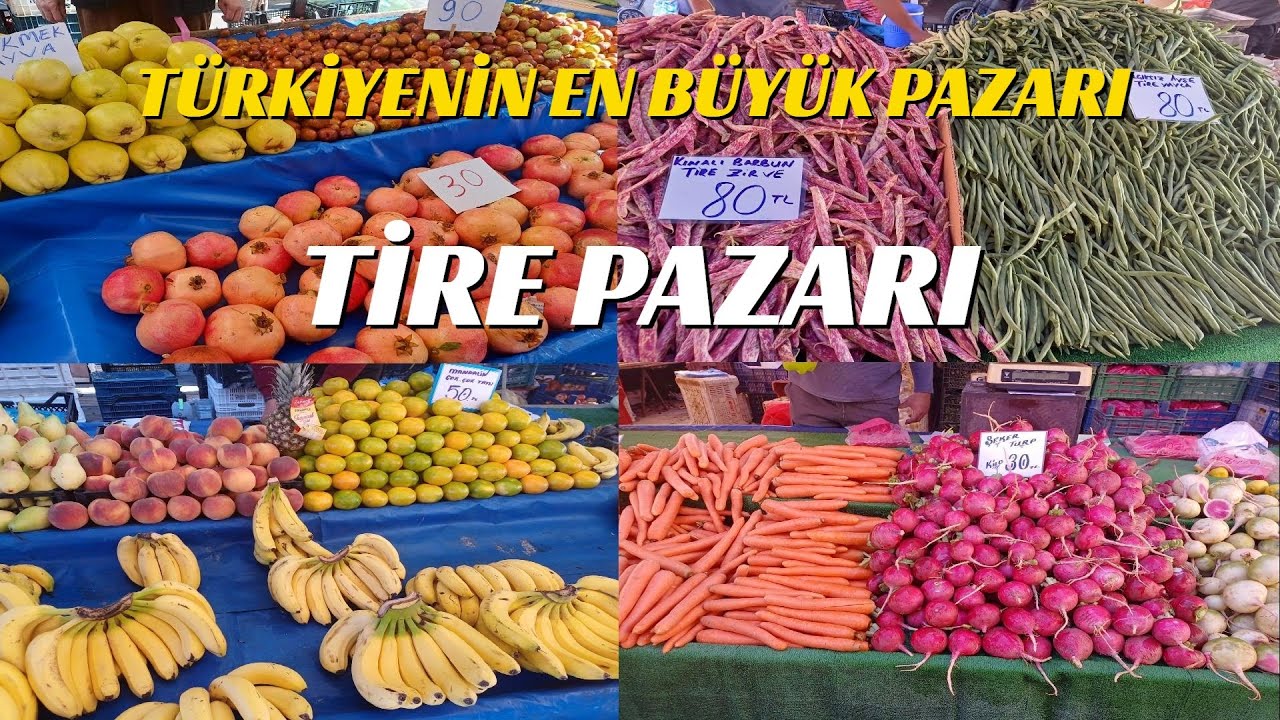 TİRE DÜNYANIN İKİNCİ TÜRKİYE'NİN EN BÜYÜK PAZARI #turkey #funny #fyp #new #turkishbazaar #16