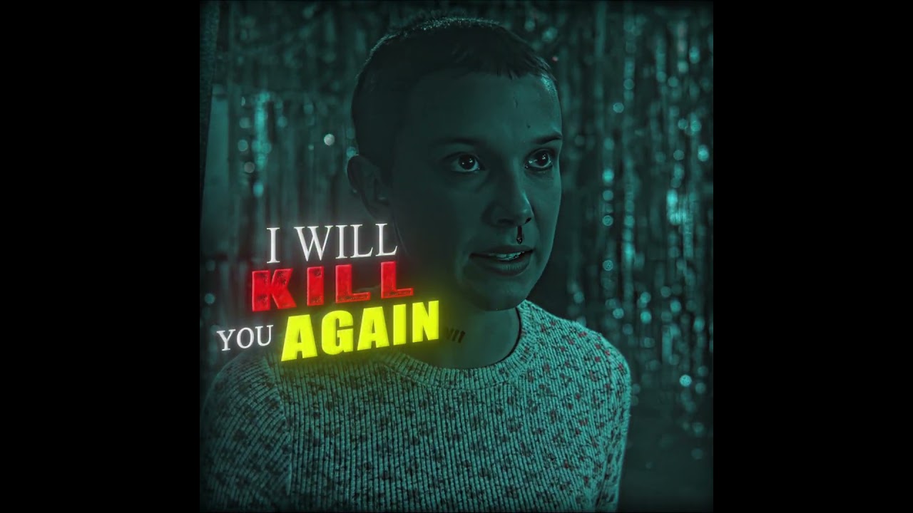 Eleven vs Vecna💀- 