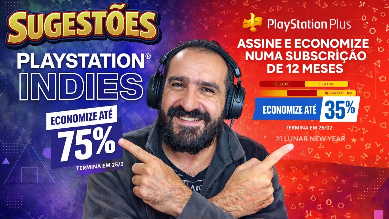 SUGESTÕES DE JOGOS DA PROMOÇÃO PLAYSTATION INDIES NA PSN e PROMOÇÃO NA ASSINATURA DA PS PLUS!