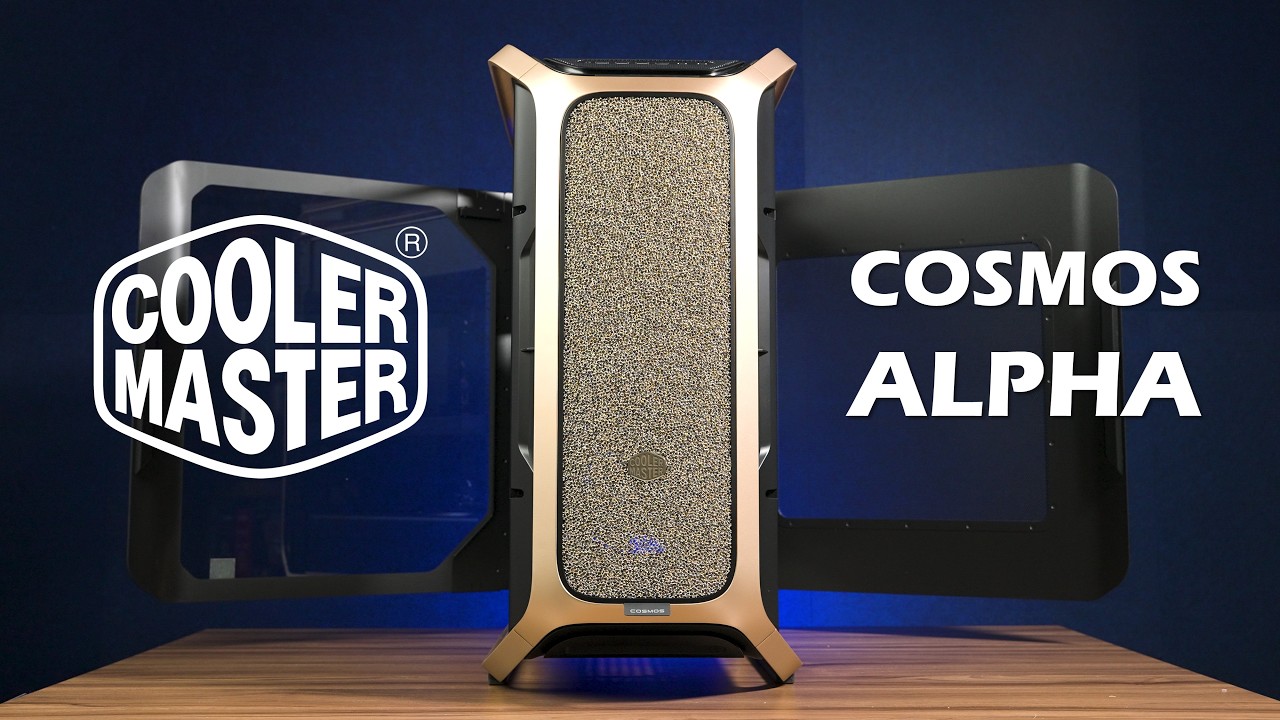 【Huan】 這就是機殼阿!! 靈活自由、極致工藝的全塔機殼: CoolerMaster COSMOS ALPHA開箱