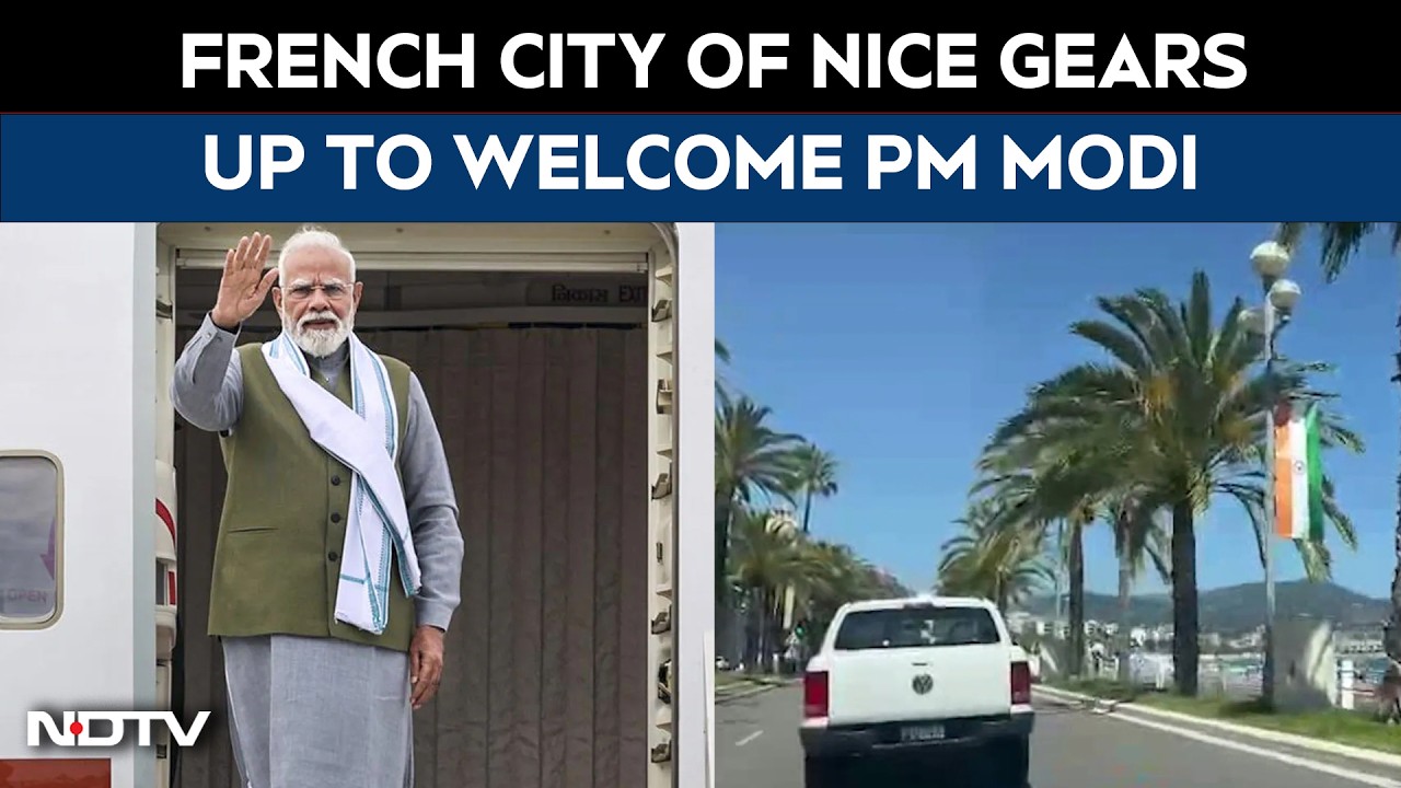 PM Modi France Visit | French City of Nice Gears Up to Welcome PM Narendra Modi During G7 Visit