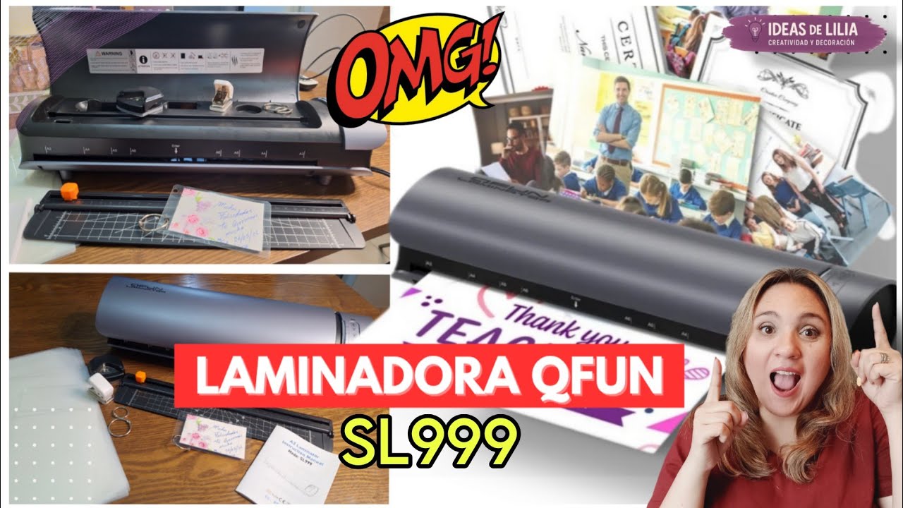 INCREÍBLE LAMINADORA QFUN! ¿ES REALMENTE ÚTIL?/ UNBOXING