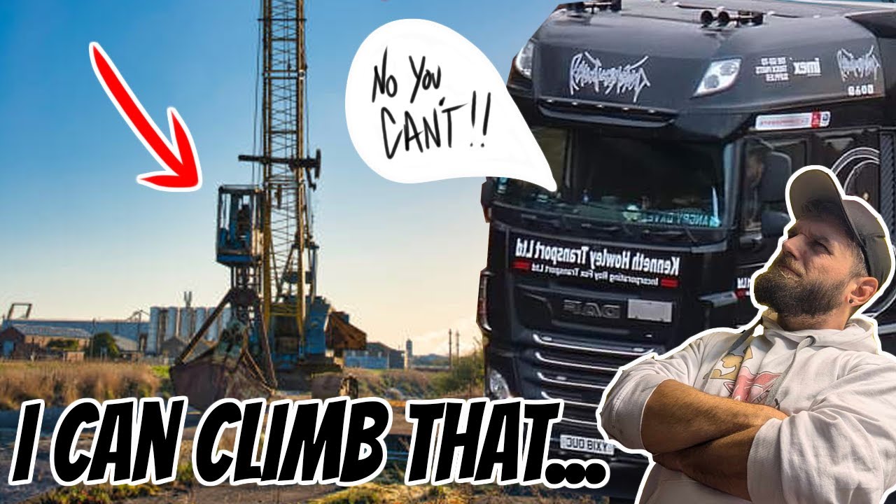 I TRY TO CLIMB AN OLD CRANE... BUT